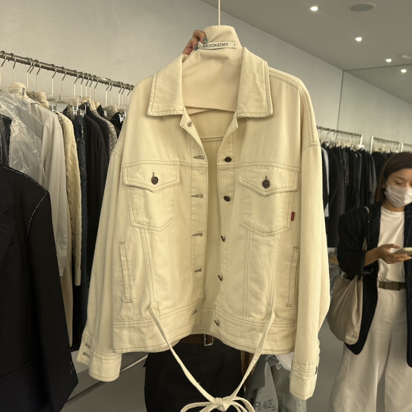 DOUBLE STANDARD/LE SMOKING/MAISONSTAFF韓國代購㊣女裝新品真品夾克MAISONSTAFF夾克
