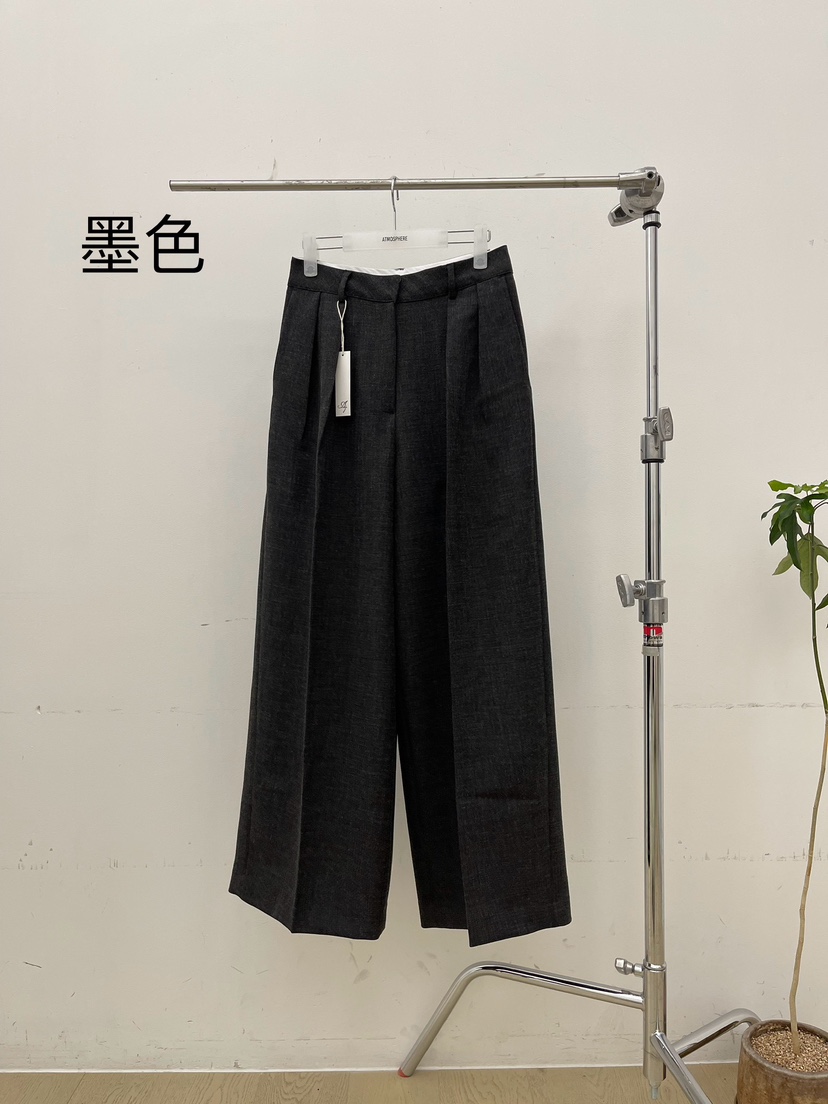 ATMOSPHERE韓國直郵㊣女士新品真品25秋冬人氣時尚職業休閑褲ATMOSPHERE/BLING休閑褲