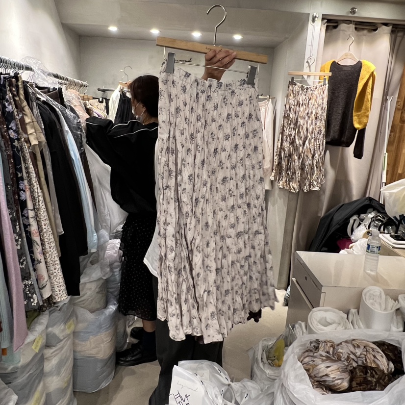 LOGROAD東大門㊣直郵女裝新款休閑推薦人氣職業半身裙中短裙LOG ROAD半身裙/中短裙圖色2
