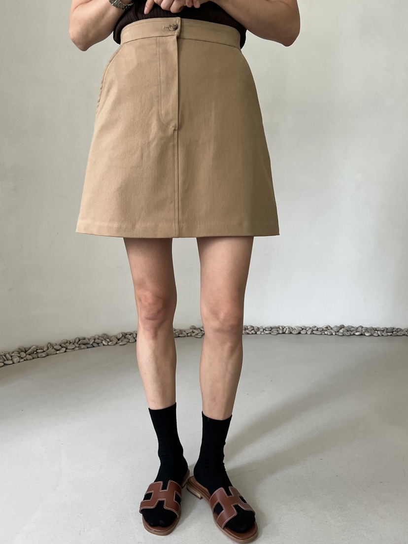 DEMAR韓國直郵㊣女士新款真品時尚熱賣25秋冬人氣休閑短裙棉質DEMAR短裙