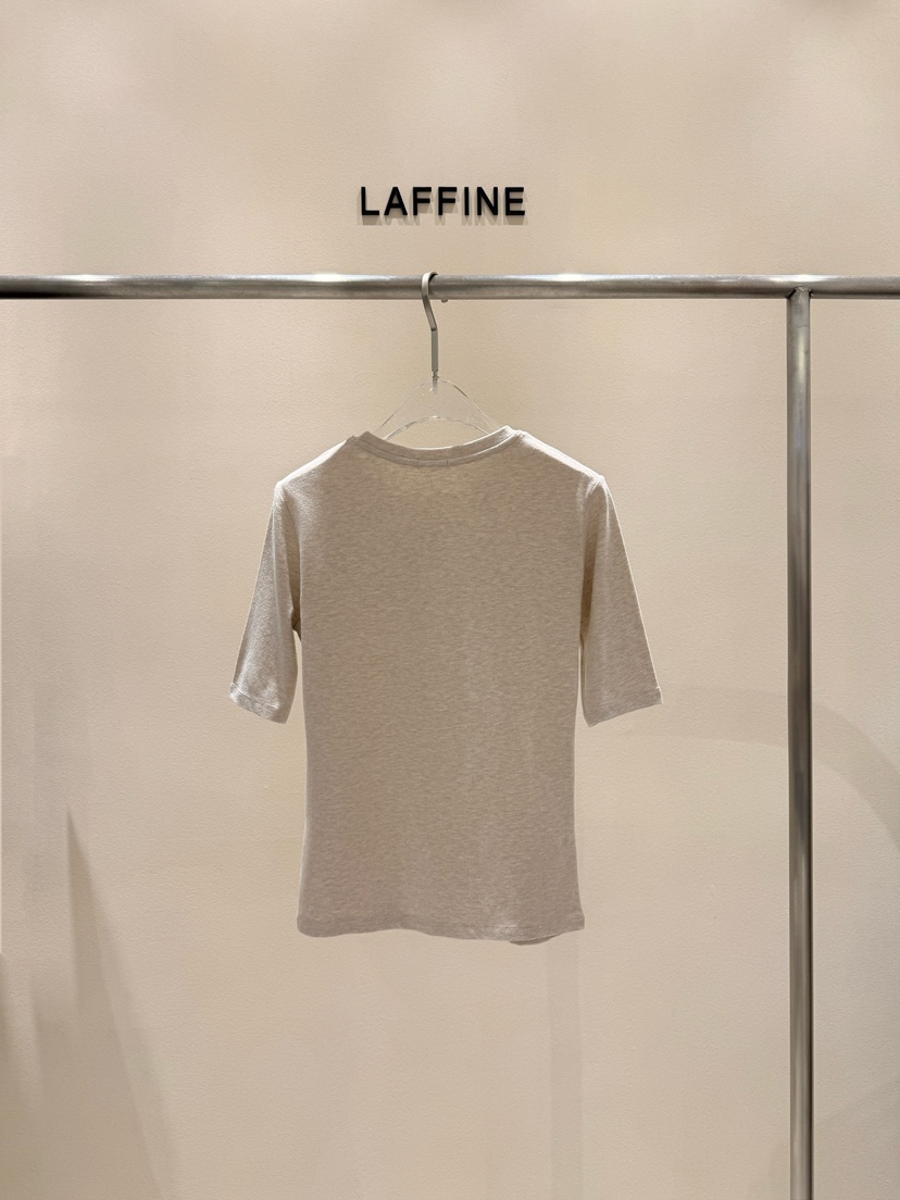 LAFFINE-P東大門㊣直郵女士新款職業推薦真品時尚休閑T恤柔軟LAFFINE-PT恤