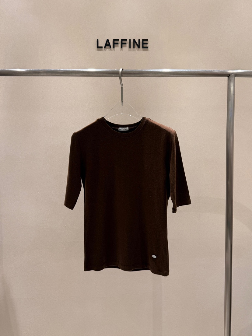 LAFFINE-P東大門㊣直郵女士新款職業推薦真品時尚休閑T恤柔軟LAFFINE-PT恤圖色2