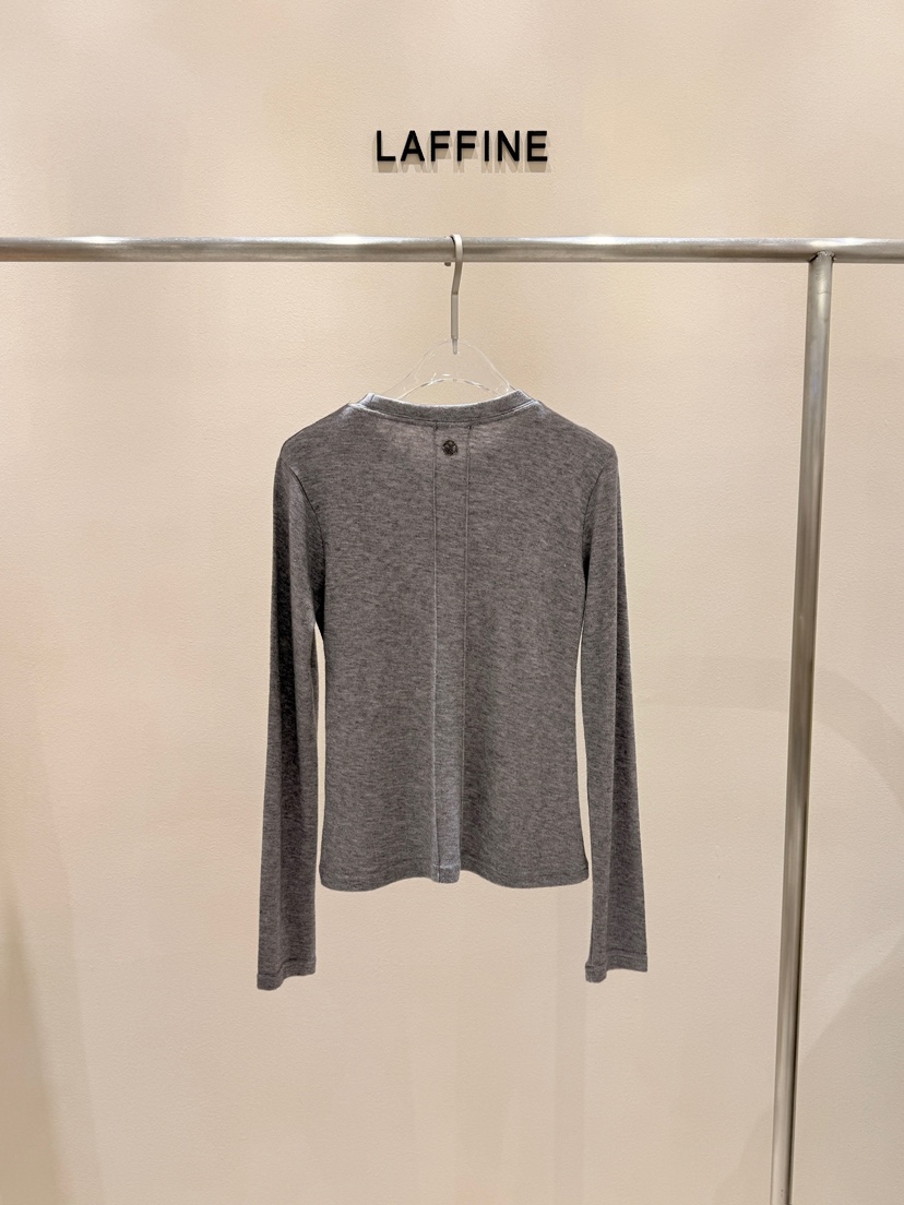 LAFFINE-P韓國直郵㊣女士新款時尚熱賣職業25秋冬真品長袖T恤LAFFINE-P長袖T恤