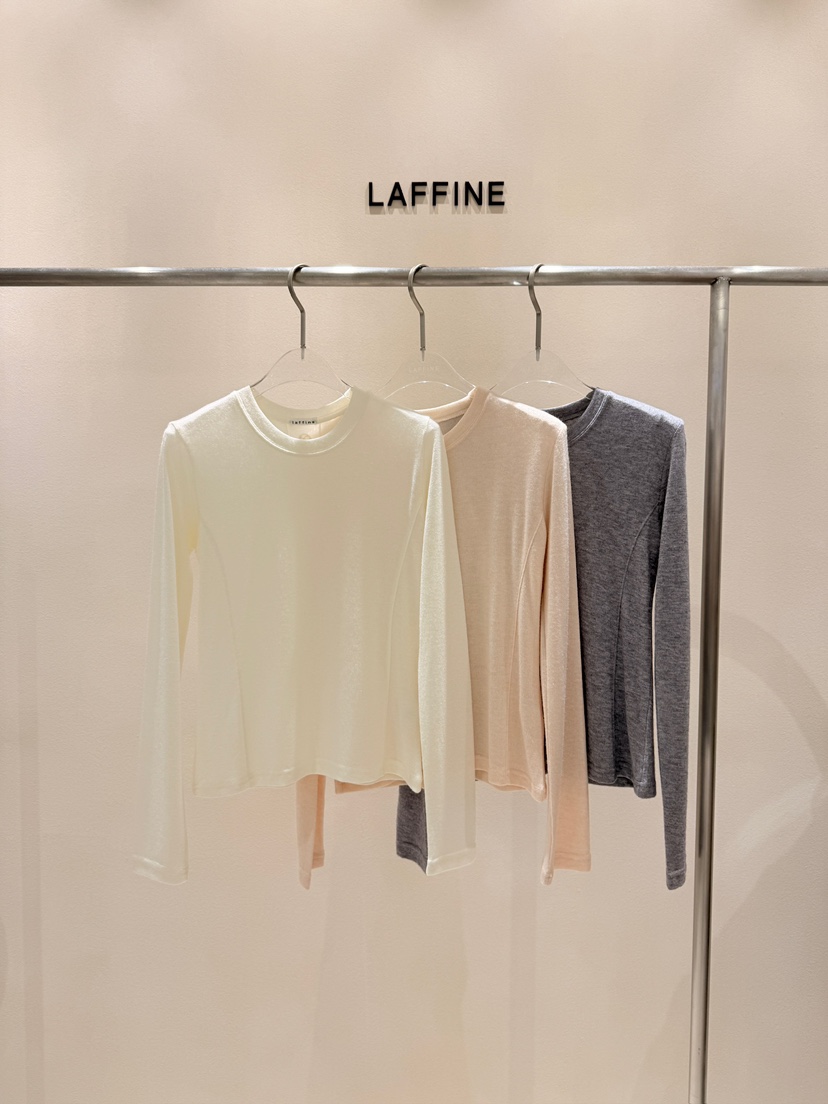 LAFFINE-P韓國直郵㊣女士新款時尚熱賣職業25秋冬真品長袖T恤LAFFINE-P長袖T恤