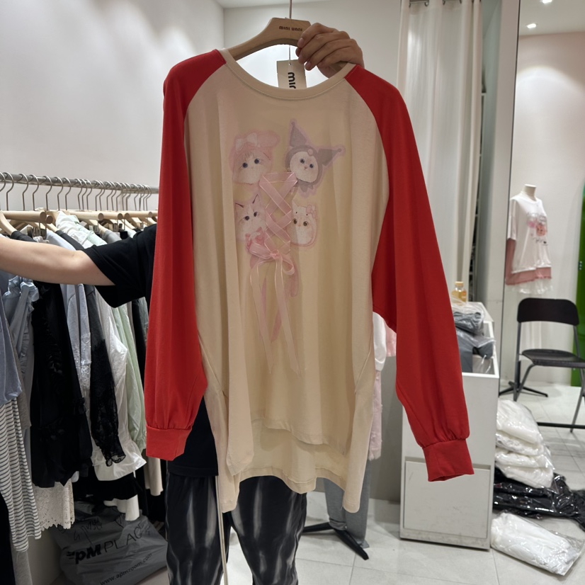 MINI UNNI韓國直郵㊣女裝新品時尚職業人氣熱賣推薦真品衛衣MINI UNNI衛衣圖色2