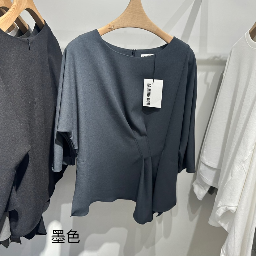 LAMINEDOR東大門㊣代購女裝新品人氣熱賣休閑25秋冬襯衫蕾絲衫LA MINE DOR襯衫/蕾絲衫圖色4