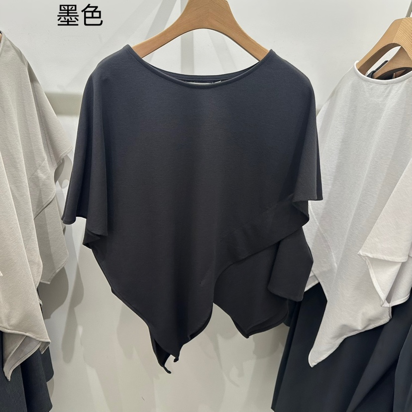 LAMINEDOR東大門㊣代購女士新品25秋冬人氣推薦休閑職業T恤LA MINE DORT恤圖色2