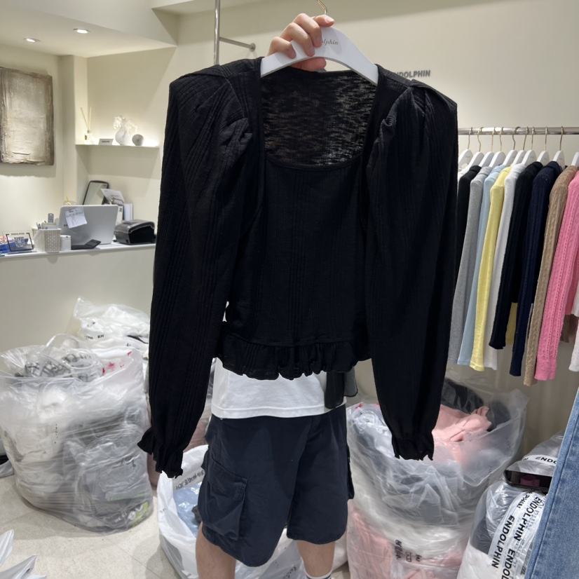 ENDOLPHIN東大門㊣直郵女士新款時尚推薦人氣真品休閑長袖T恤ENDOLPHIN長袖T恤圖色4