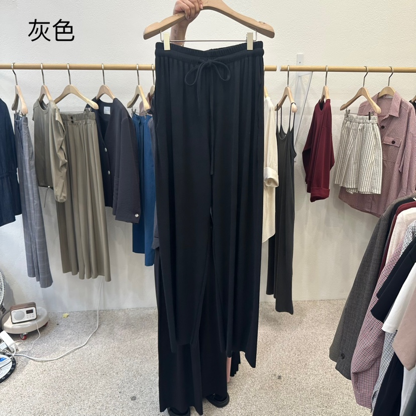 FUNNY POWDER東大門㊣實拍女士新品熱賣休閑時尚休閑褲腰帶THE FUNNY休閑褲圖色3