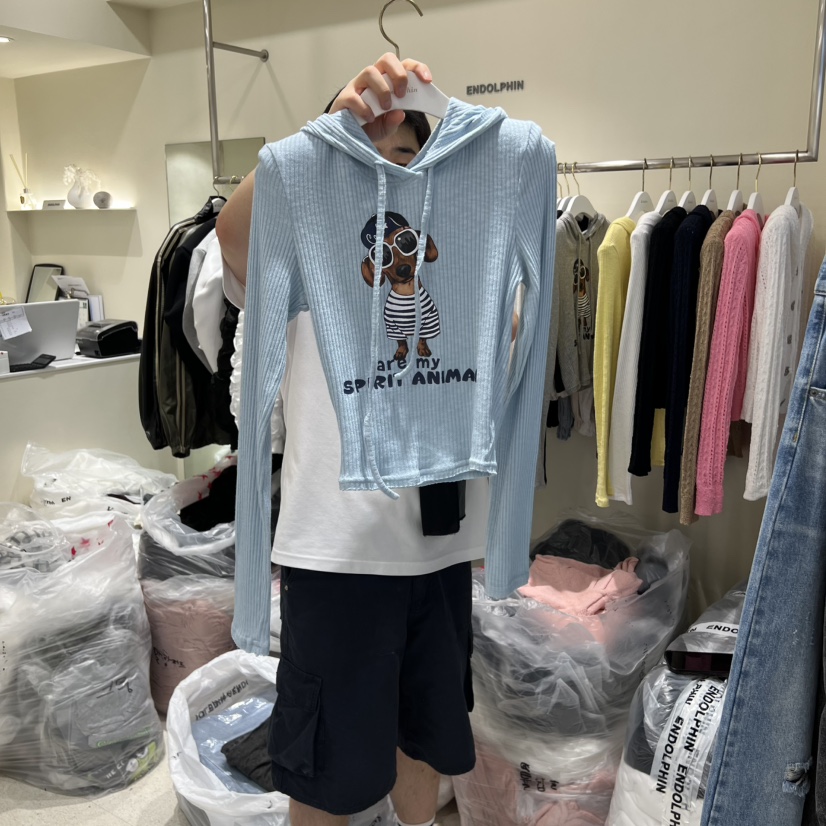 ENDOLPHIN東大門㊣代購女裝新款熱賣推薦25秋冬時尚長袖T恤ENDOLPHIN長袖T恤圖色3