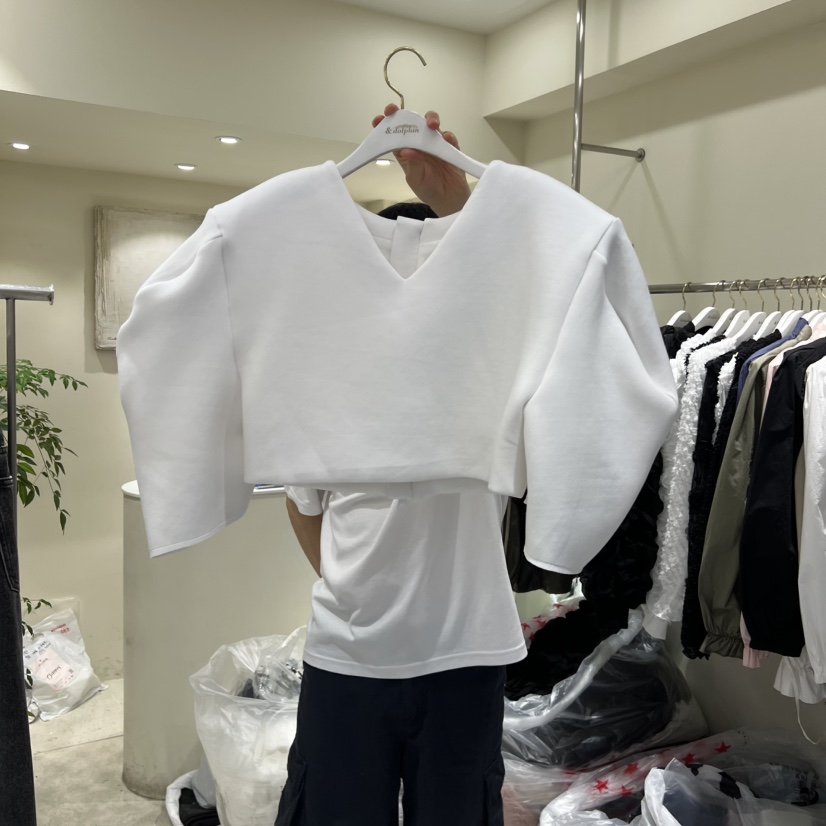 ENDOLPHIN東大門㊣代購女裝新品25秋冬熱賣休閑衛衣拉鏈雙面ENDOLPHIN衛衣