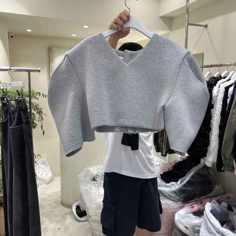 ENDOLPHIN東大門㊣代購女裝新品25秋冬熱賣休閑衛衣拉鏈雙面ENDOLPHIN衛衣圖色2
