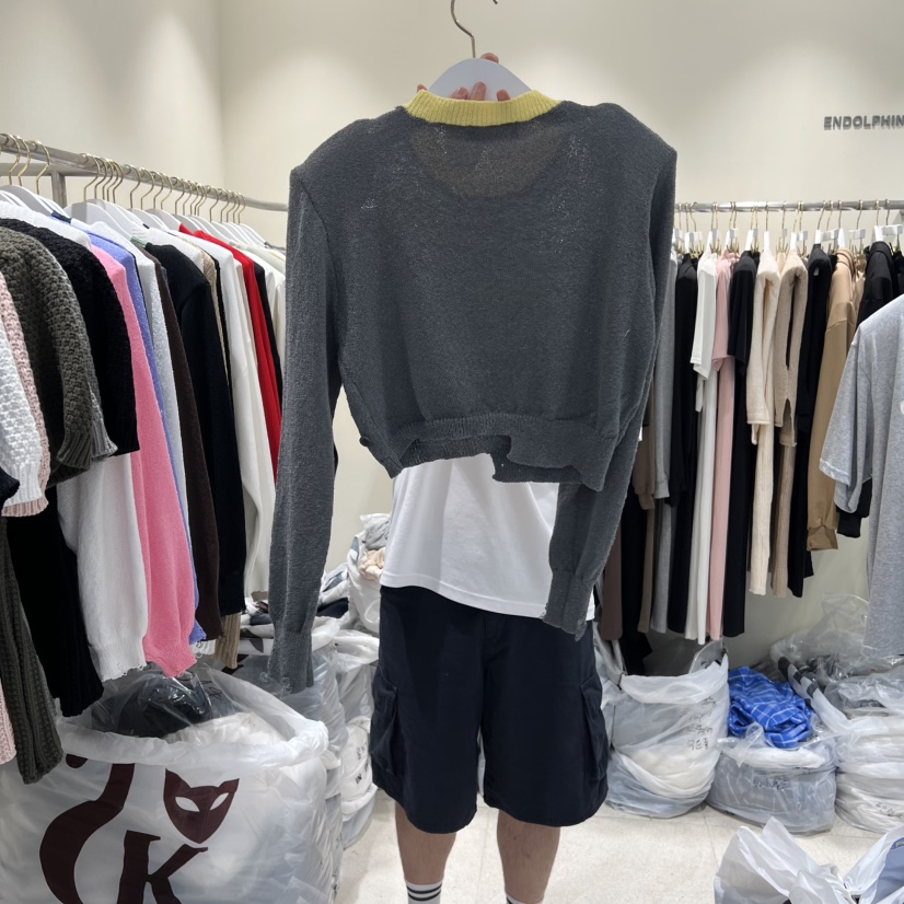 ENDOLPHIN韓國代購㊣女裝新品人氣推薦時尚25秋冬休閑針織衫ENDOLPHIN針織衫