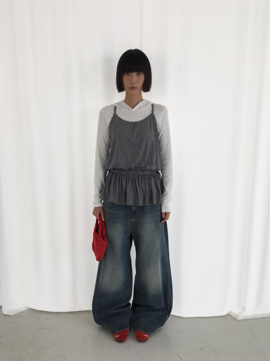 CCW韓國直郵㊣女士新品熱賣推薦真品職業時尚人氣25秋冬吊帶背心CCW--NYUNYU吊帶/背心