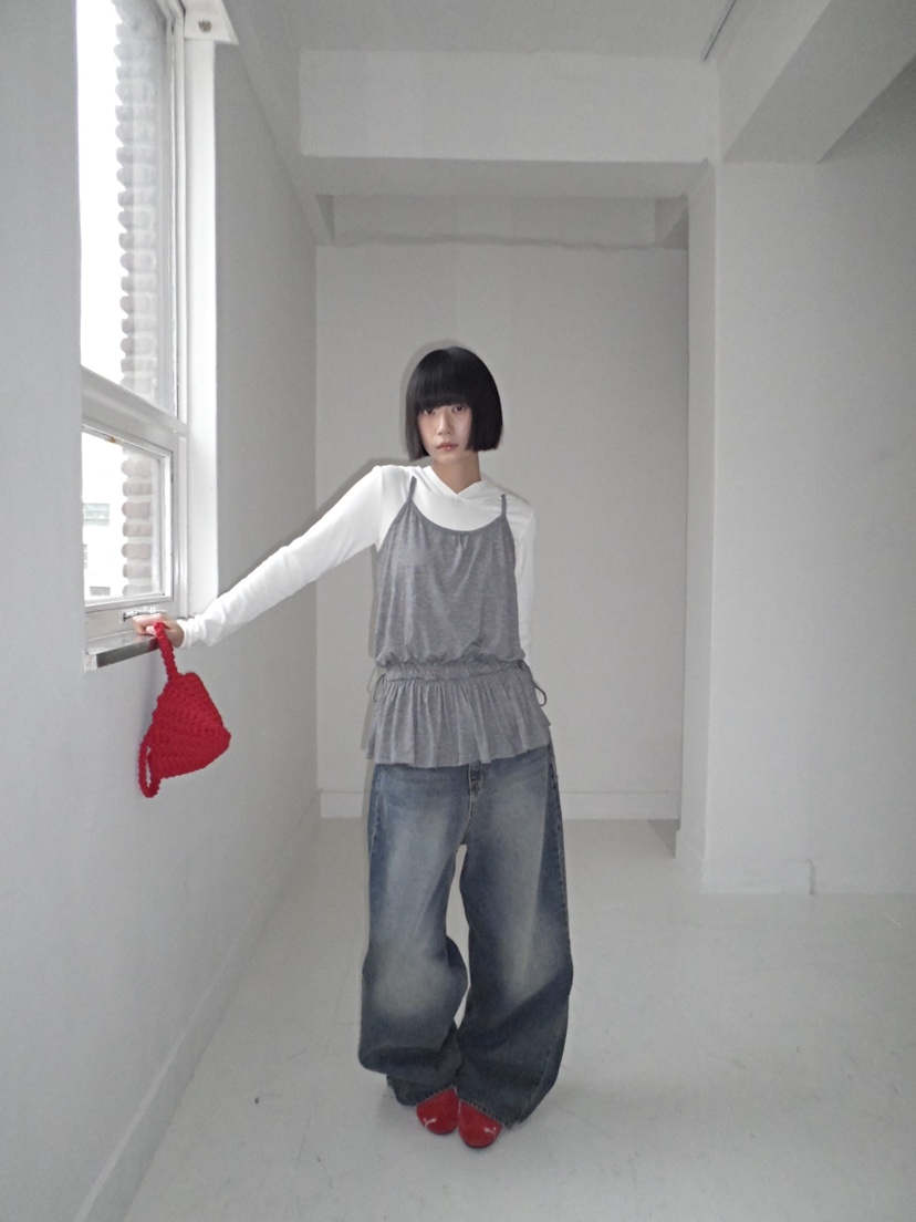 CCW韓國直郵㊣女士新品熱賣推薦真品職業時尚人氣25秋冬吊帶背心CCW--NYUNYU吊帶/背心