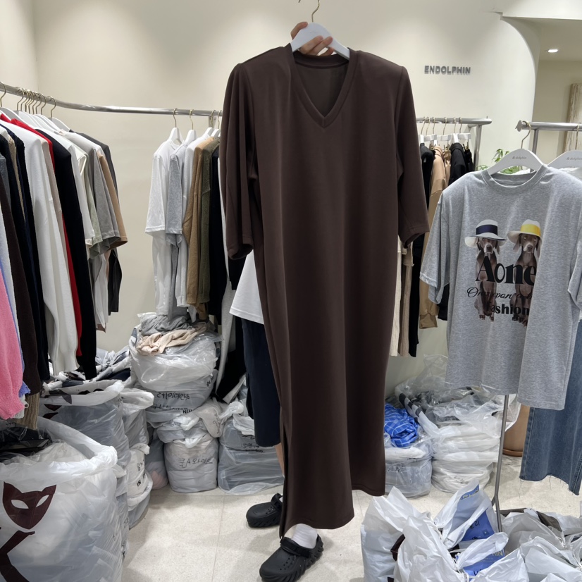 ENDOLPHIN韓國直郵㊣女士新品職業時尚25秋冬推薦熱賣連衣裙ENDOLPHIN連衣裙圖色2
