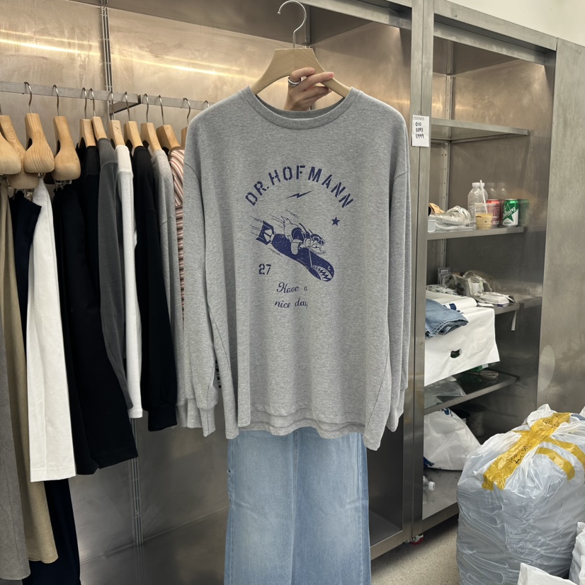 ESSENCE東大門㊣實拍女士新品休閑熱賣推薦時尚人氣長袖T恤ESSENCE長袖T恤