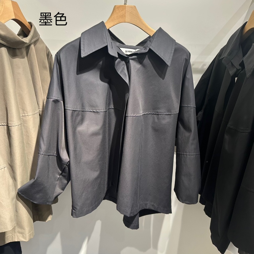 LAMINEDOR東大門㊣直郵女裝新款人氣職業熱賣25秋冬襯衫蕾絲衫LA MINE DOR襯衫/蕾絲衫圖色2