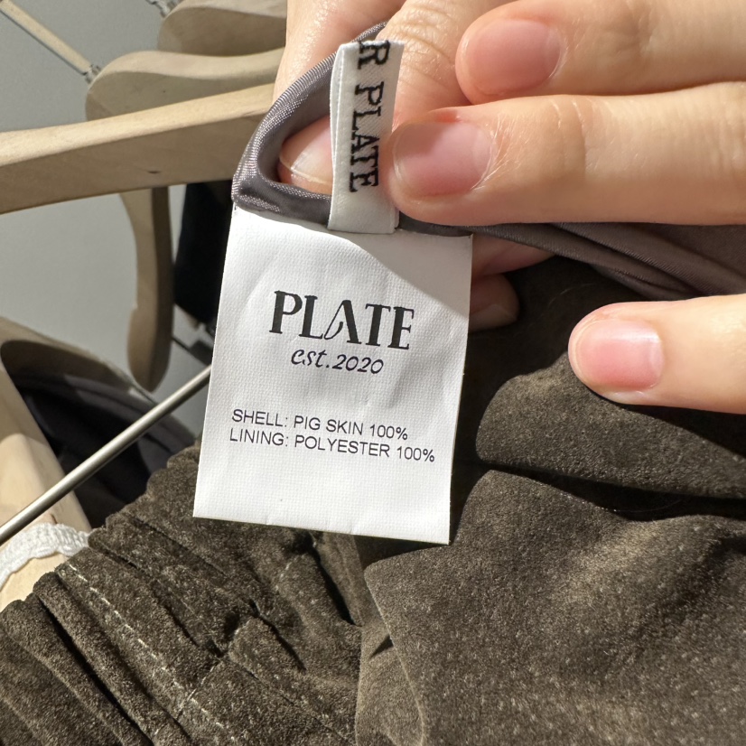 PLATE韓國直郵㊣女士新款休閑人氣推薦時尚職業25秋冬熱賣短褲PLATE短褲
