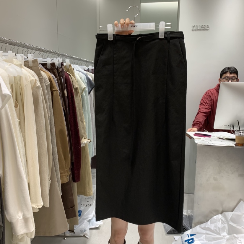 NUESE東大門㊣代購女裝新款職業真品熱賣時尚人氣半身裙中短裙NUESE半身裙/中短裙圖色2