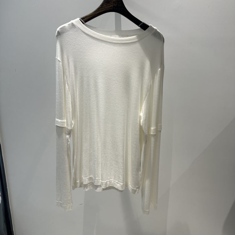 JANE BIRKIN東大門㊣實拍女士新品熱賣25秋冬長袖T恤假兩件長款JANE BIRKIN設計師品牌長袖T恤圖色1