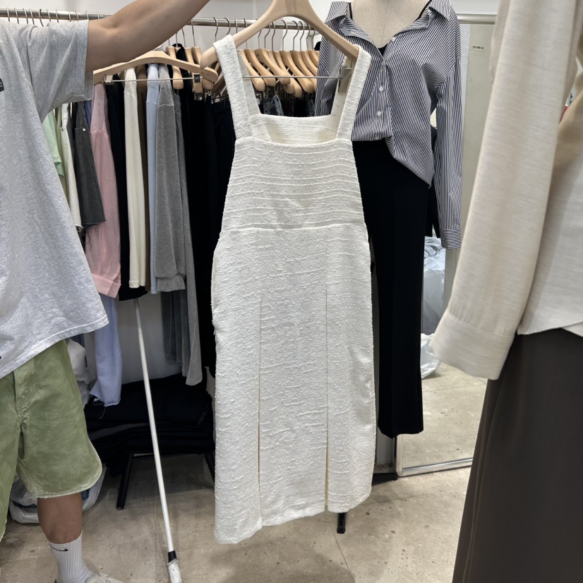 ORRD東大門㊣實拍女裝新款25秋冬職業時尚人氣連衣裙粗花呢ORRD連衣裙