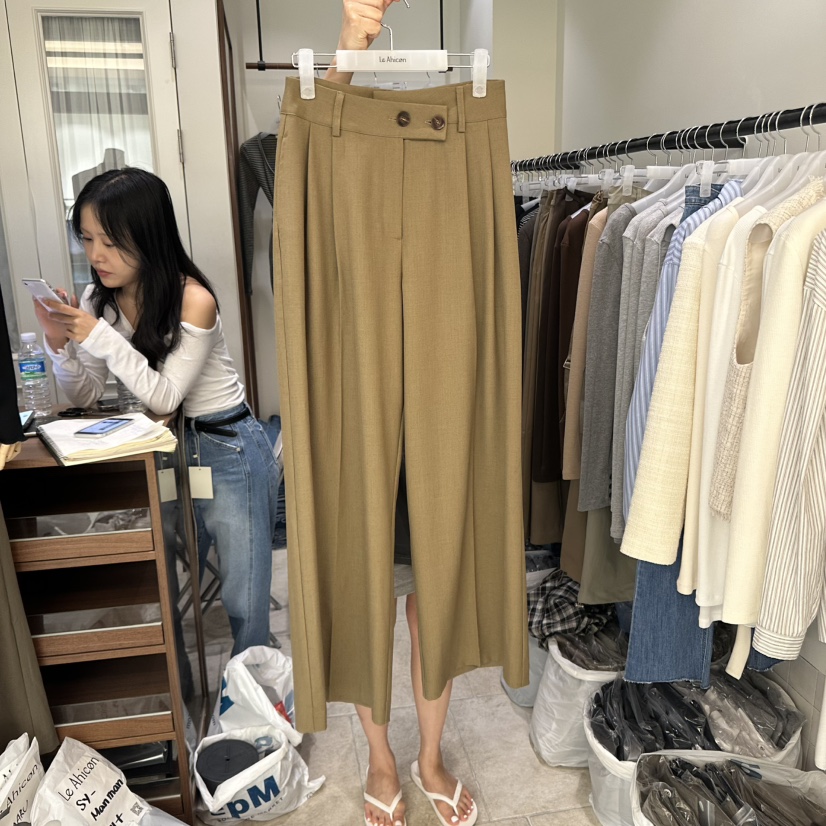 LE AHICON東大門㊣代購女士新品休閑時尚真品熱賣25秋冬休閑褲Le Ahicon休閑褲
