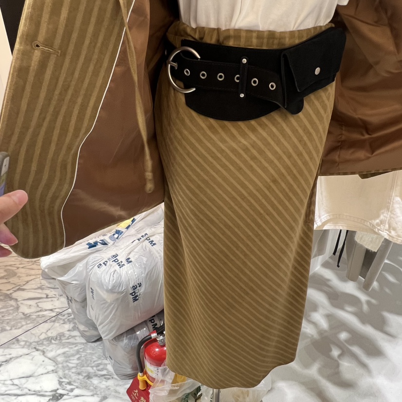 THE REST東大門㊣代購女裝新品時尚真品半身裙中短裙不含腰帶THE REST/UNNOEUD半身裙/中短裙