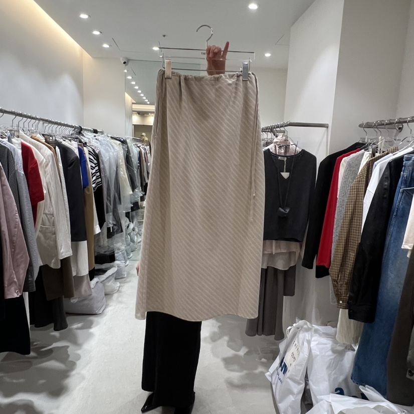 THE REST東大門㊣代購女裝新品時尚真品半身裙中短裙不含腰帶THE REST/UNNOEUD半身裙/中短裙圖色2