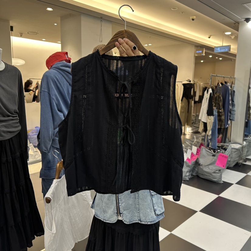 LADYBLACK韓國直郵㊣女士新品熱賣真品休閑職業25秋冬人氣馬甲LADYBLACK馬甲圖色2
