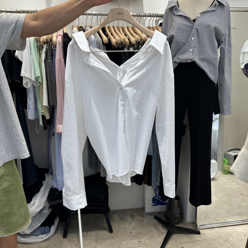 ORRD東大門㊣實拍女裝新品熱賣職業25秋冬人氣襯衫蕾絲衫開衫ORRD襯衫/蕾絲衫圖色2
