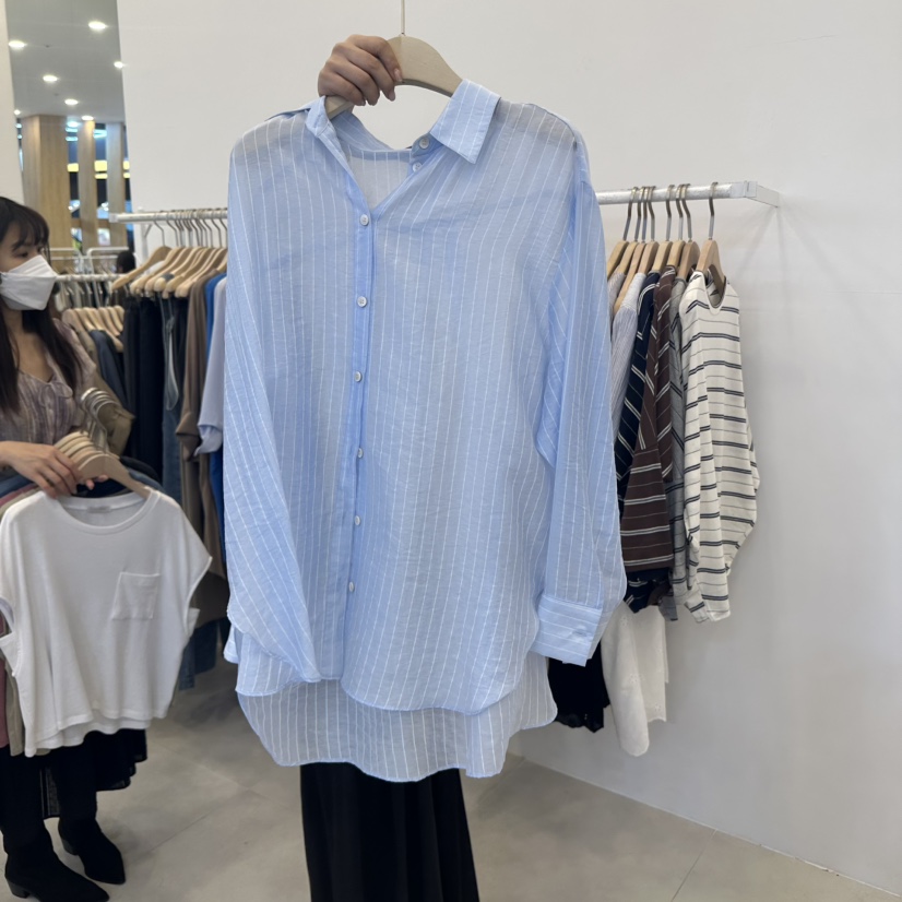 FUNNY POWDER東大門㊣直郵女士新品熱賣25秋冬推薦襯衫蕾絲衫THE FUNNY襯衫/蕾絲衫圖色3