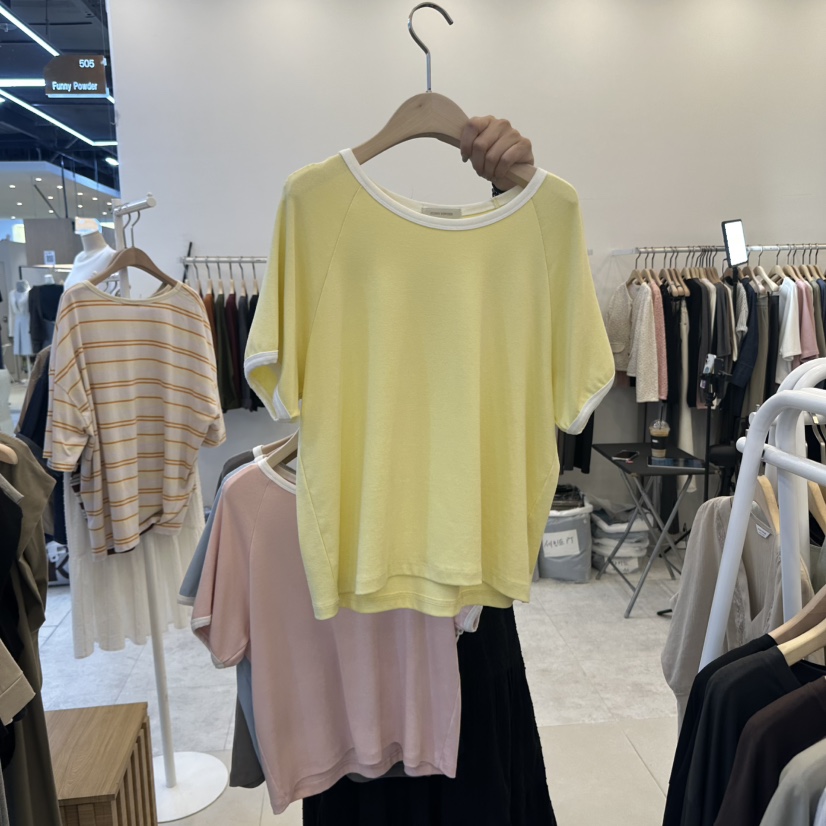 FUNNY POWDER東大門㊣實拍女裝新品25秋冬職業真品推薦T恤THE FUNNYT恤圖色3