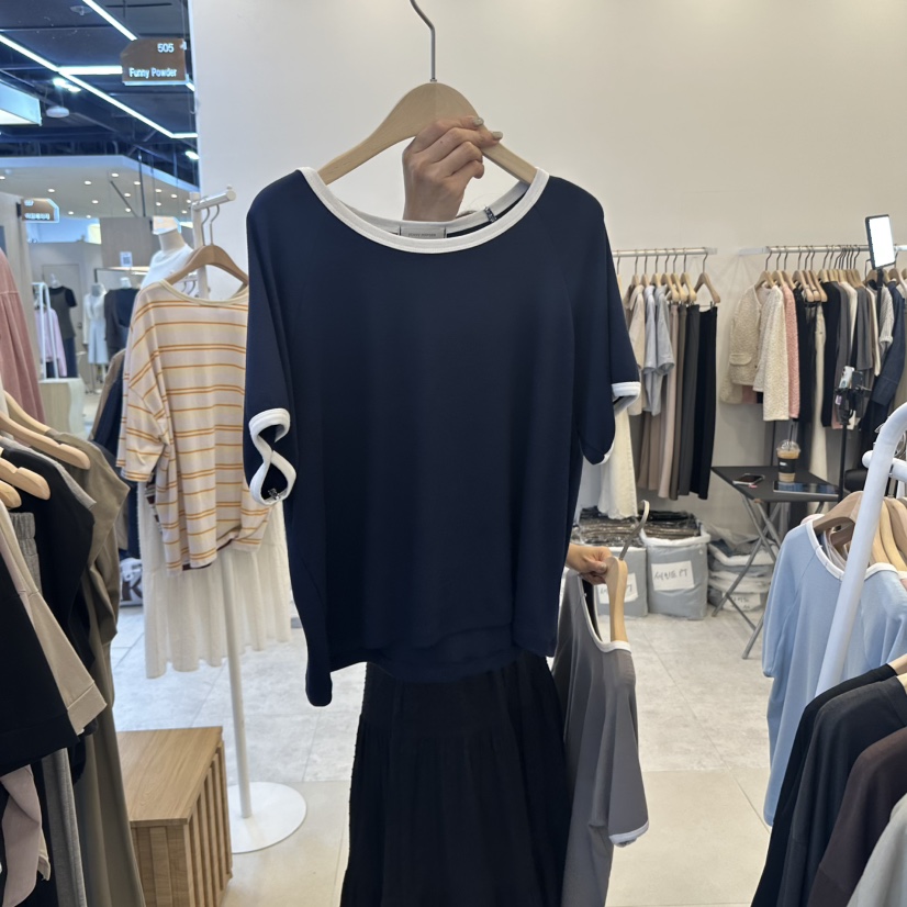 FUNNY POWDER東大門㊣實拍女裝新品25秋冬職業真品推薦T恤THE FUNNYT恤圖色6