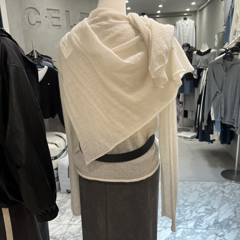 MEET ME韓國代購㊣女裝新款休閑推薦套裝不含腰帶披肩開衫MEET ME套裝