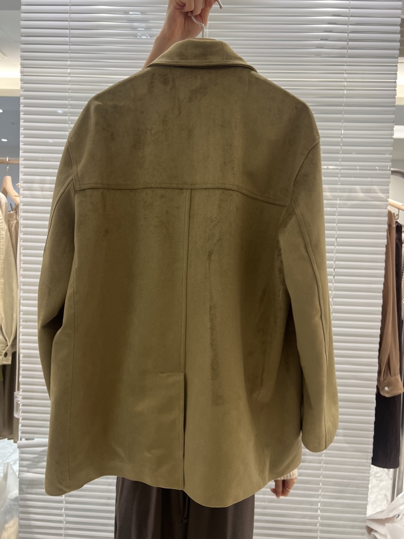 FF韓國直郵㊣女裝新品熱賣休閑職業25秋冬真品時尚夾克絨面革FF/SUNDAY夾克