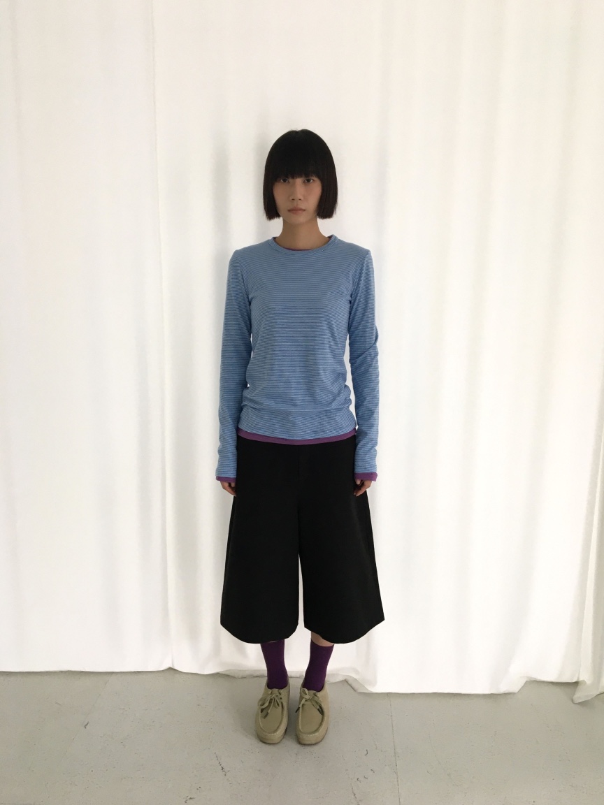 CCW韓國代購㊣女裝新品休閑真品時尚推薦25秋冬人氣長袖T恤CCW--NYUNYU長袖T恤