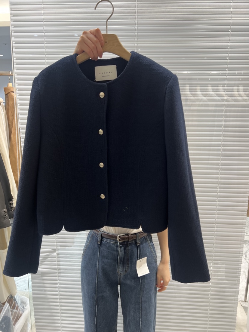 FF東大門㊣代購女裝新品時尚推薦25秋冬職業人氣熱賣真品夾克FF/SUNDAY夾克圖色2