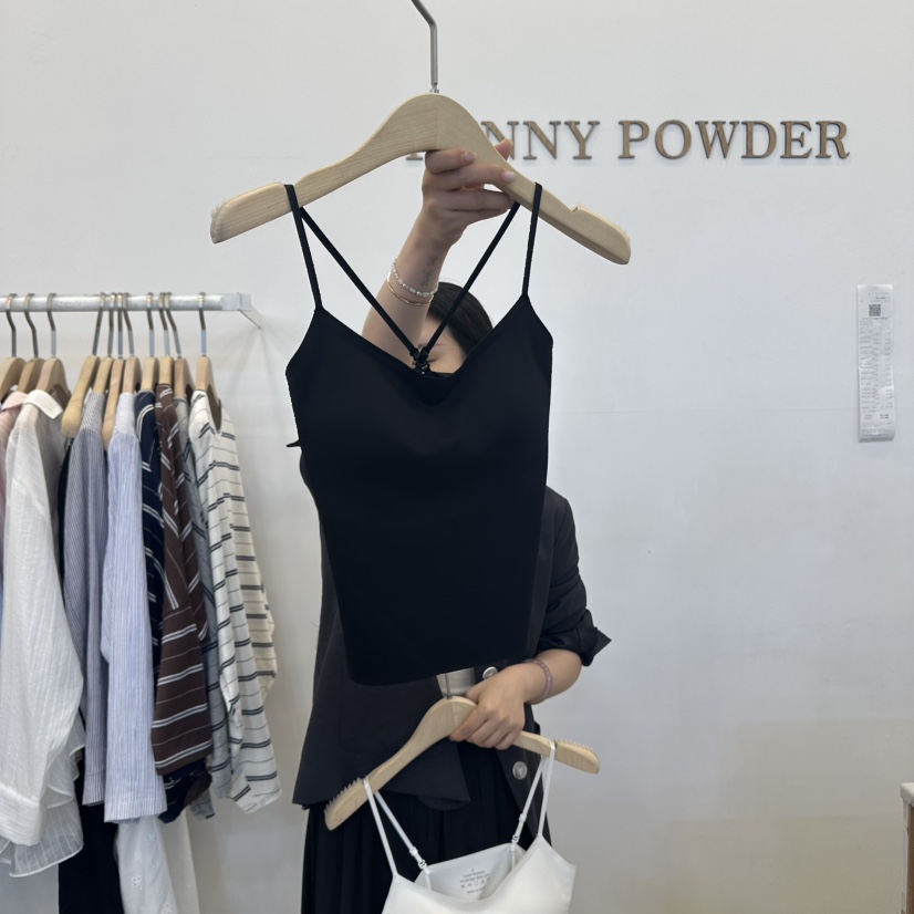 FUNNY POWDER東大門㊣代購女裝新款人氣熱賣推薦25秋冬吊帶背心THE FUNNY吊帶/背心圖色2