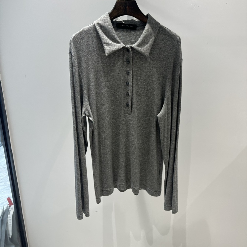 JANE BIRKIN東大門㊣代購女士新品25秋冬真品推薦時尚長袖T恤JANE BIRKIN設計師品牌長袖T恤圖色2