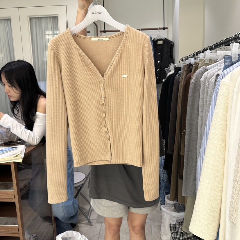 LE AHICON東大門㊣代購女裝新品真品時尚人氣長袖T恤羊毛衫Le Ahicon長袖T恤圖色4