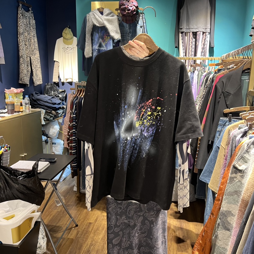 MERCI LINDA東大門㊣直郵女士新品熱賣人氣真品T恤不含內搭MERCI LINDAT恤圖色3