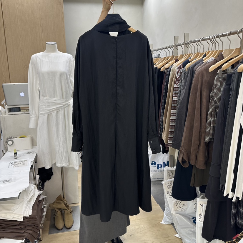 VILLABUTTON東大門㊣實拍女裝新品休閑真品25秋冬人氣連衣裙VILLABUTTON連衣裙