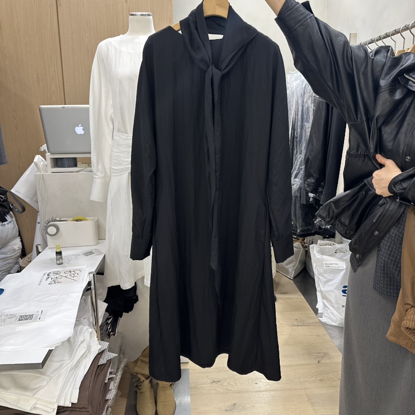 VILLABUTTON東大門㊣實拍女裝新品休閑真品25秋冬人氣連衣裙VILLABUTTON連衣裙圖色2