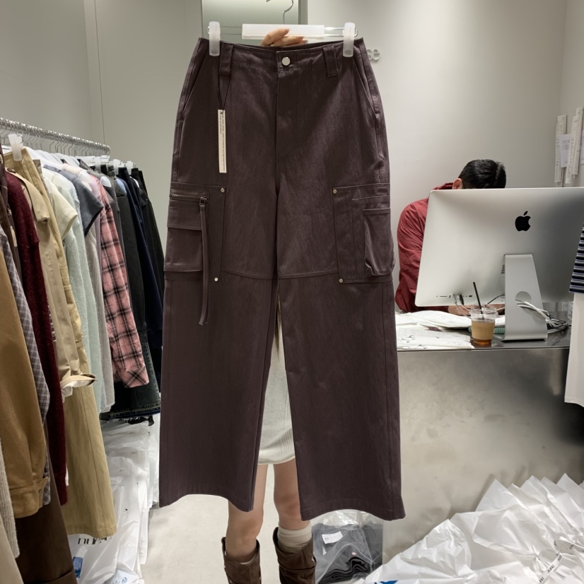 NUESE韓國直郵㊣女裝新款25秋冬時尚休閑職業真品人氣休閑褲NUESE休閑褲圖色2