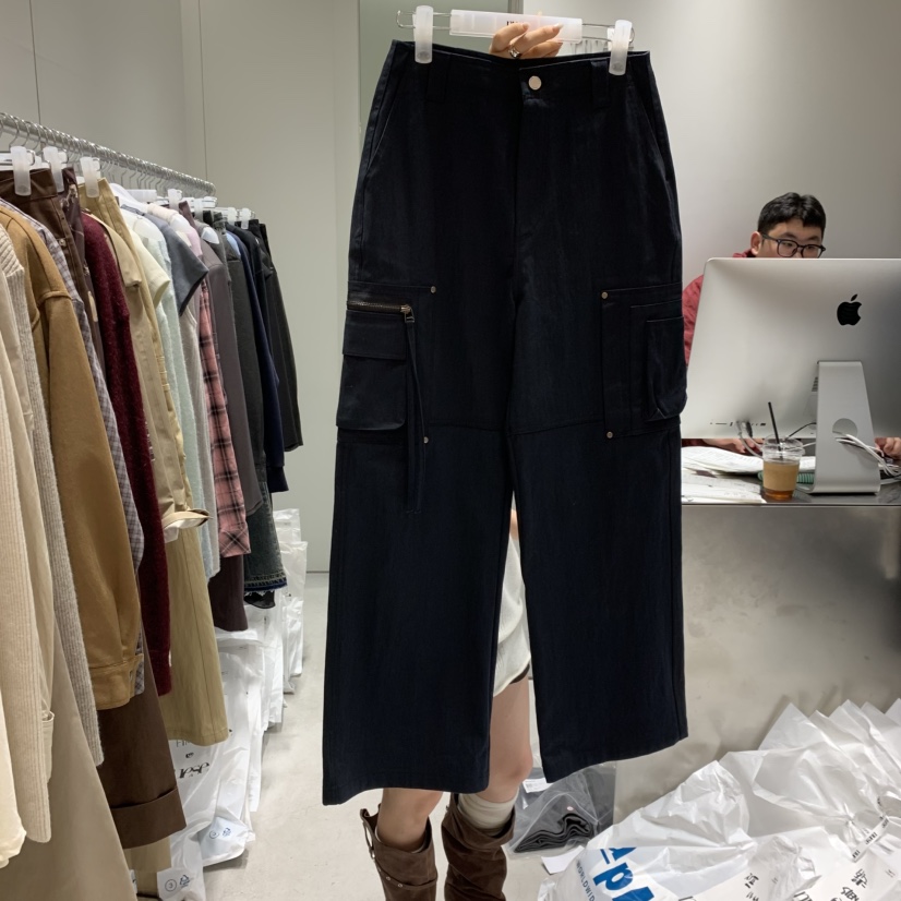 NUESE韓國直郵㊣女裝新款25秋冬時尚休閑職業真品人氣休閑褲NUESE休閑褲圖色3
