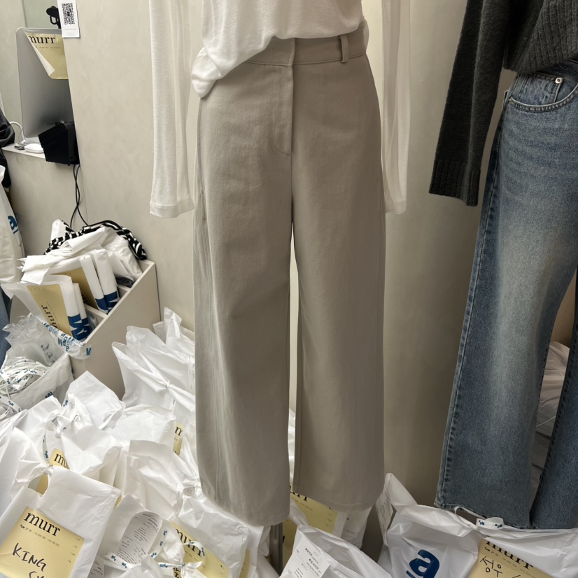 MURR韓國直郵㊣女裝新款人氣熱賣休閑推薦真品職業時尚休閑褲MURR休閑褲圖色2