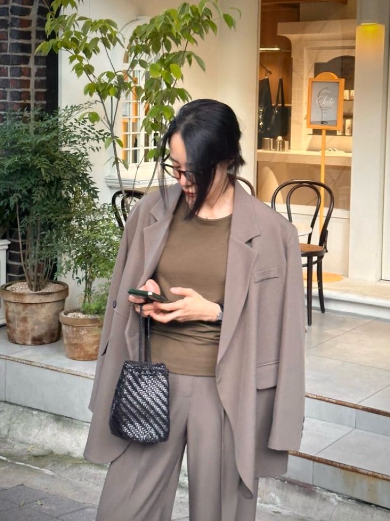HEIZE韓國直郵㊣女裝新品熱賣職業25秋冬時尚休閑人氣推薦夾克HEIZE夾克