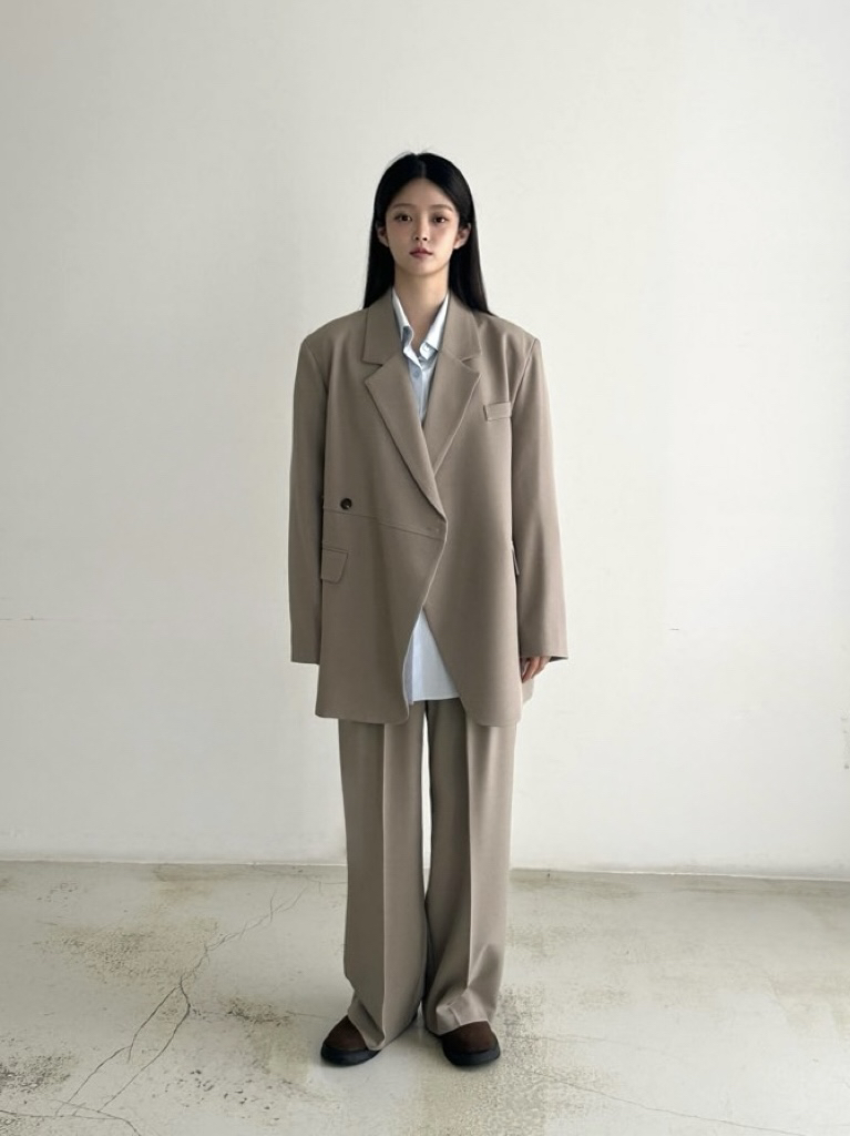 HEIZE韓國直郵㊣女裝新品熱賣職業25秋冬時尚休閑人氣推薦夾克HEIZE夾克