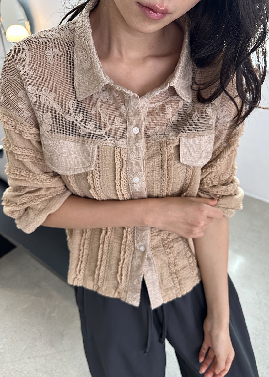CLASSY-O東大門㊣直郵女士新款休閑時尚推薦職業襯衫蕾絲衫CLASSY-O襯衫/蕾絲衫